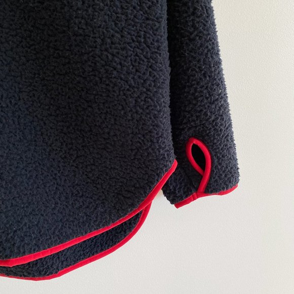 Tommy Hilfiger Sherpa Quarter-Zip Pullover Mock neck Sweater with Thumb holes, L - Picture 5 of 9